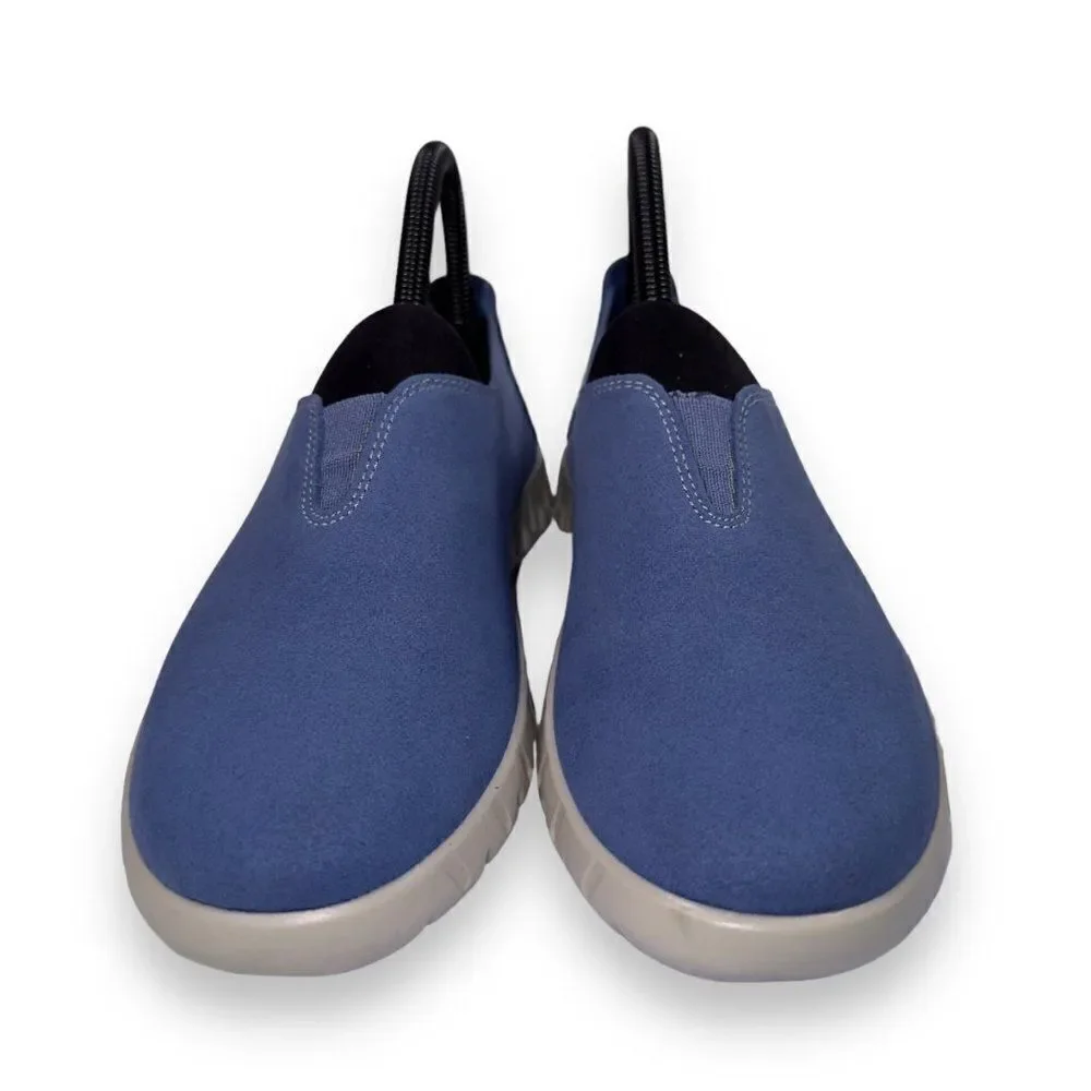 Fly Flot Lightweight Casual‎ Slip-on Sneakers Blue Suede Women's 6.5/37